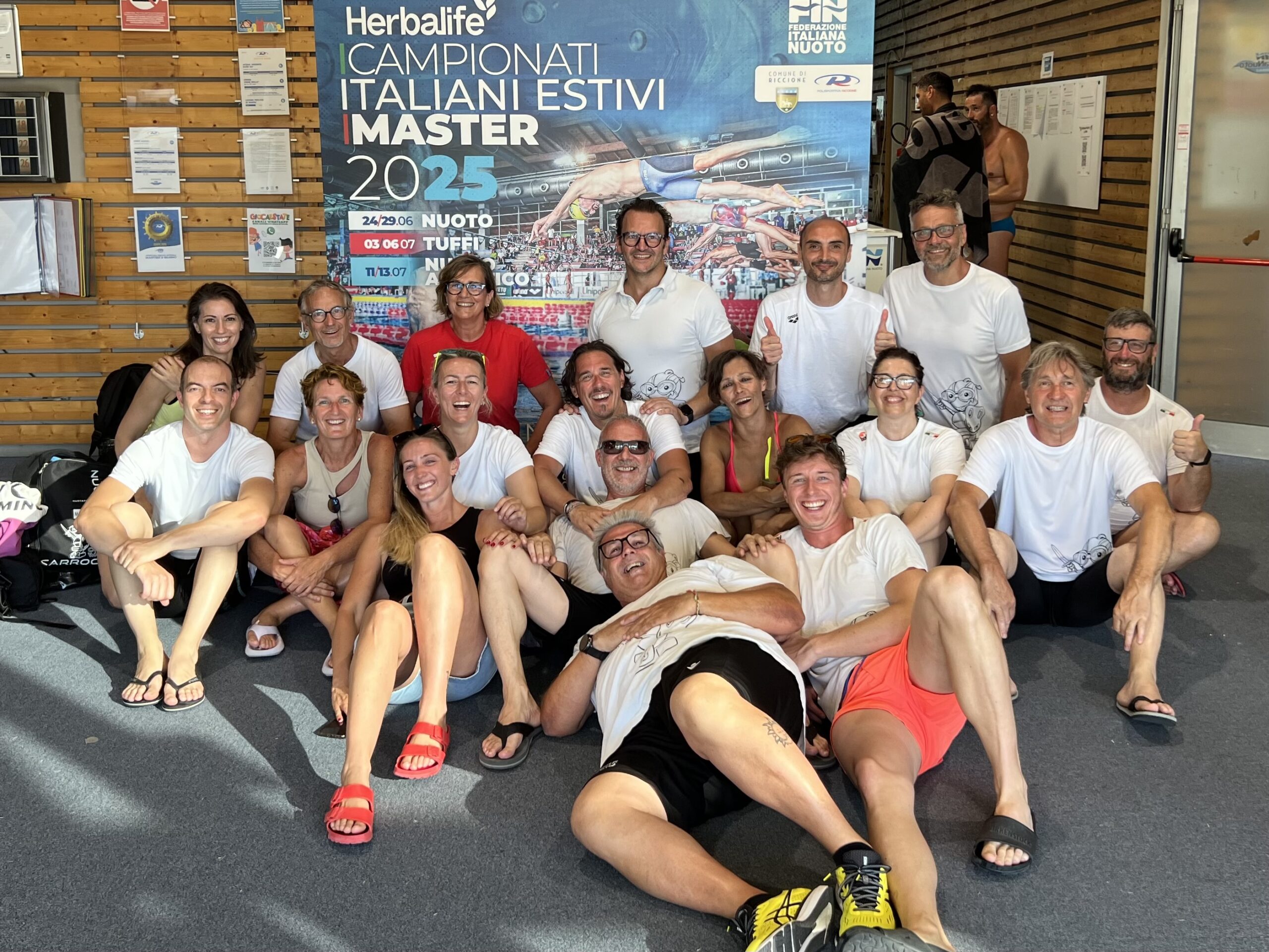 Nuoto MASTER : Nuotatori del Carroccio ai Campionati Italiani Riccione 2025